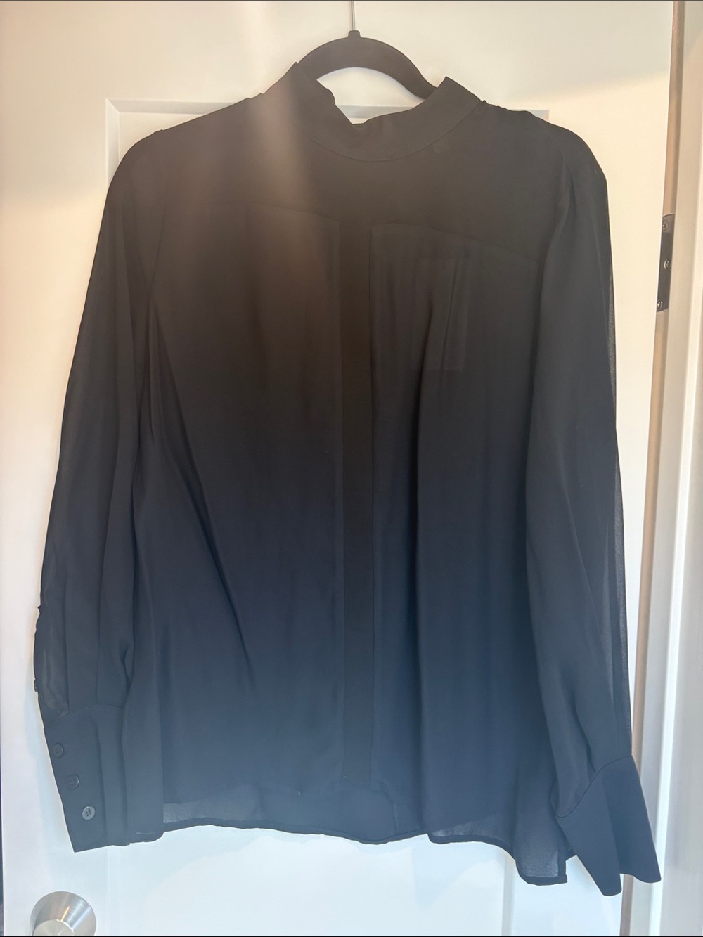 NWT Reiss Black Woman’s Long Sleeve Top